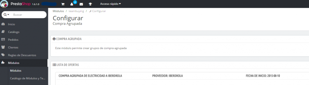 prestashop compra en grupo